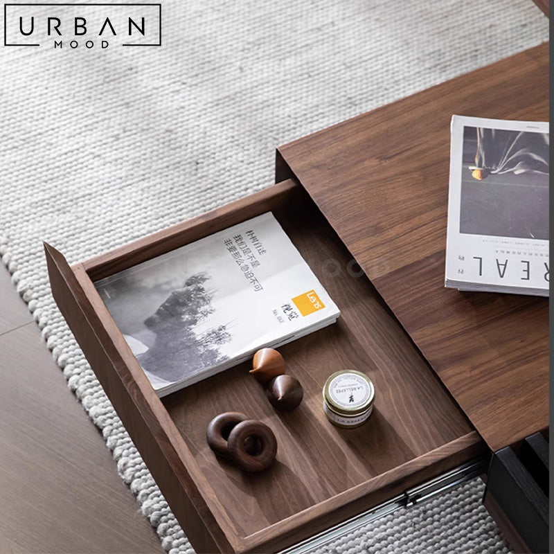 RAEC Modern Solid Wood Coffee Table