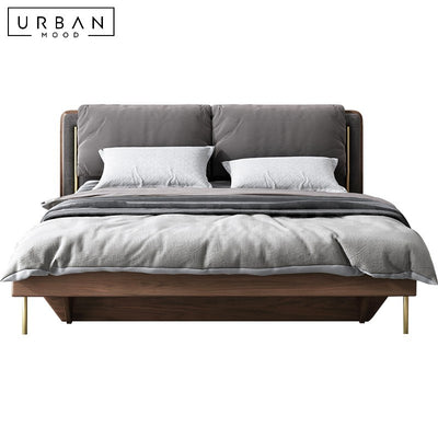 RAEN Modern Solid Wood Storage Bedframe