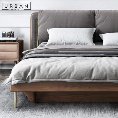 RAEN Modern Solid Wood Storage Bedframe