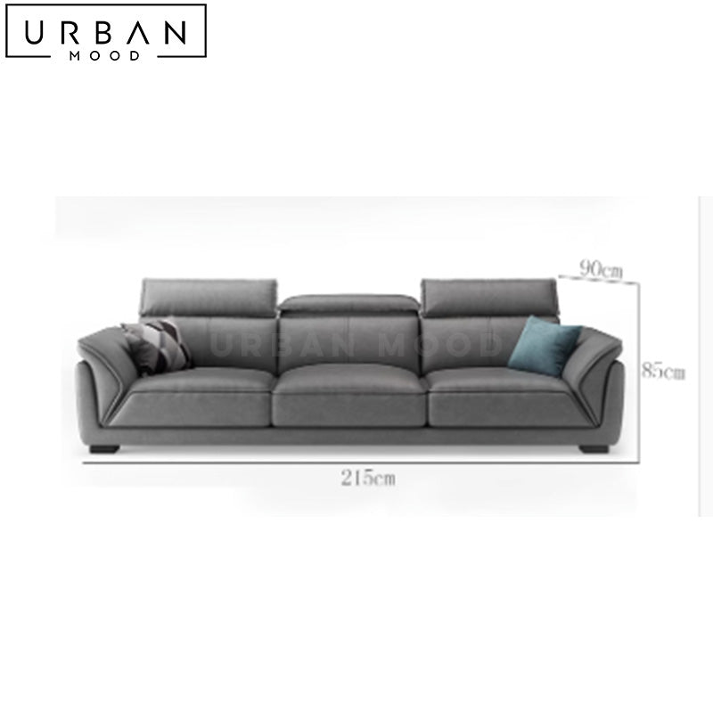 RAFF Modern Leathaire Sofa