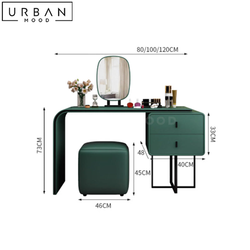 RAFFY Modern Vanity Table Set