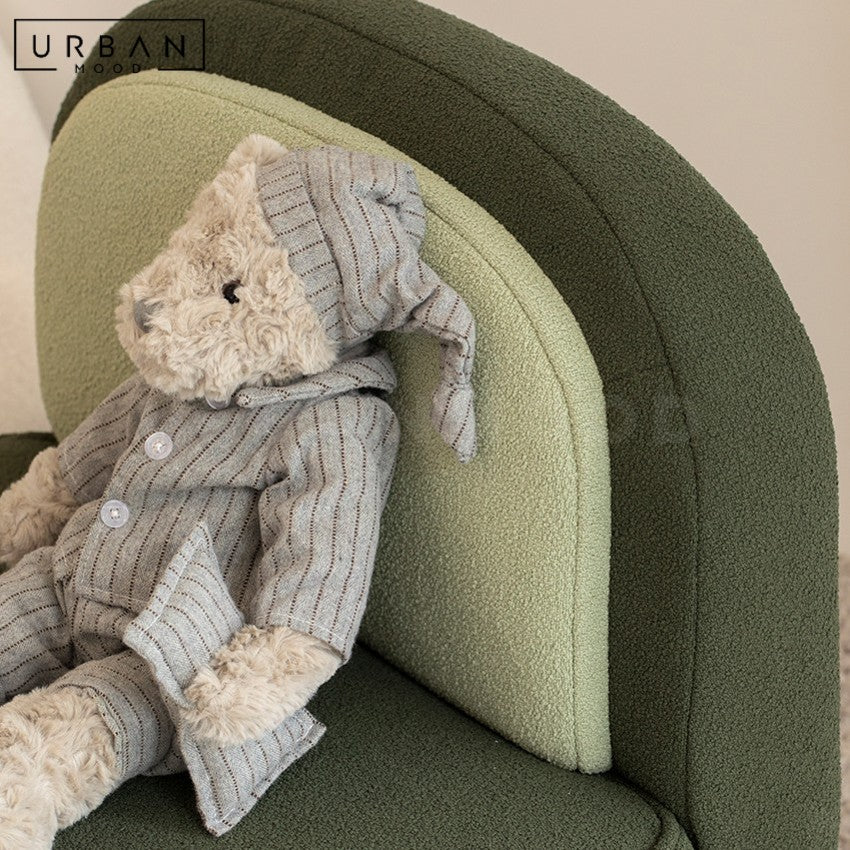 RAILEY Modern Fabric Children Lounge Chair