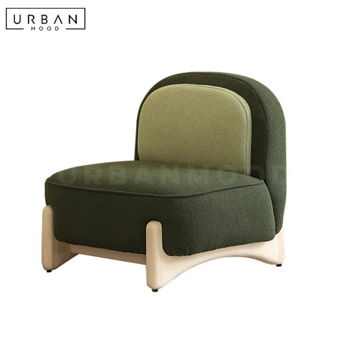 RAILEY Modern Fabric Children Lounge Chair