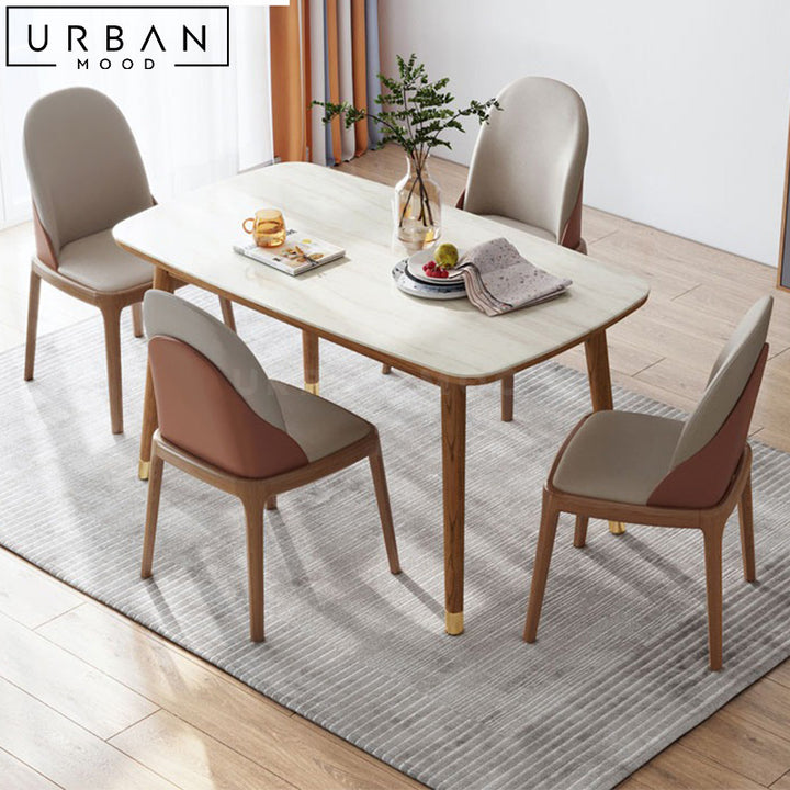 RAINE Modern Solid Wood Dining Table