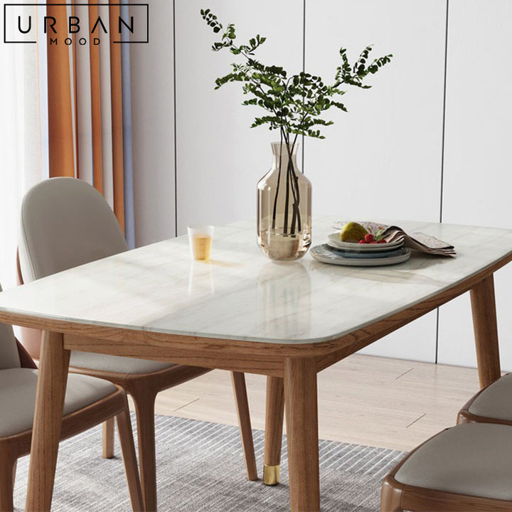 RAINE Modern Solid Wood Dining Table