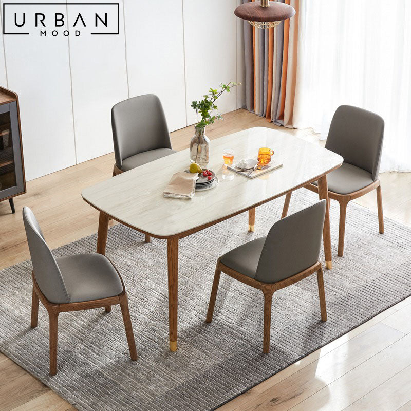 RAINE Modern Solid Wood Dining Table