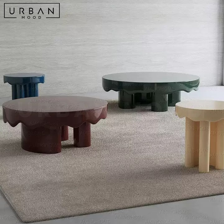 RAMOS Wabi Sabi Round Solid Wood Coffee Table