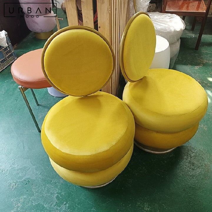 RAVLIC Modern Velvet Vanity Chair