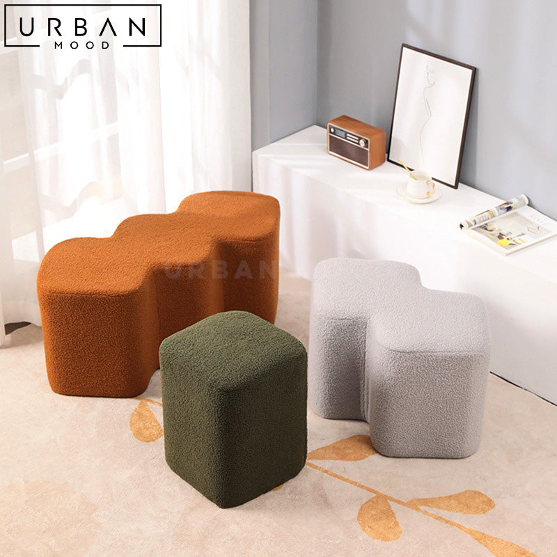 RCURE Modern Boucle Stool