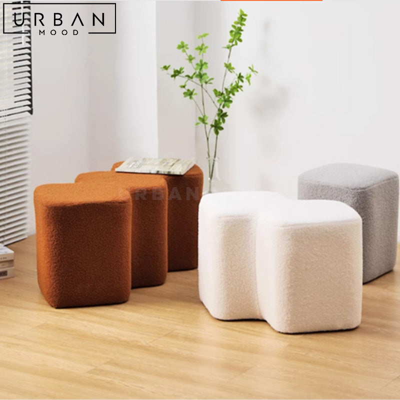 RCURE Modern Boucle Stool