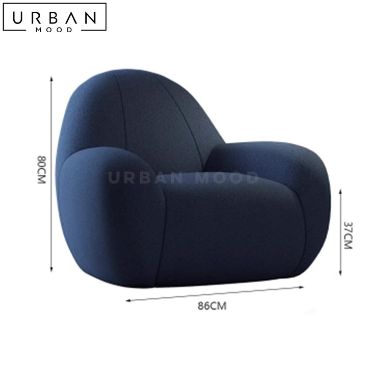 RECCA Modern Boucle Leisure Chair