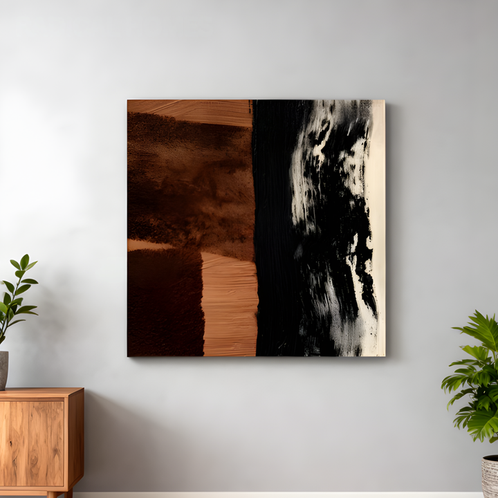 REDFORD Abstract Hand-Painted Oil Painting - Urban Mood Singapore