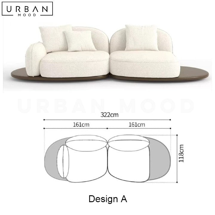 REI Japandi Fabric Sofa