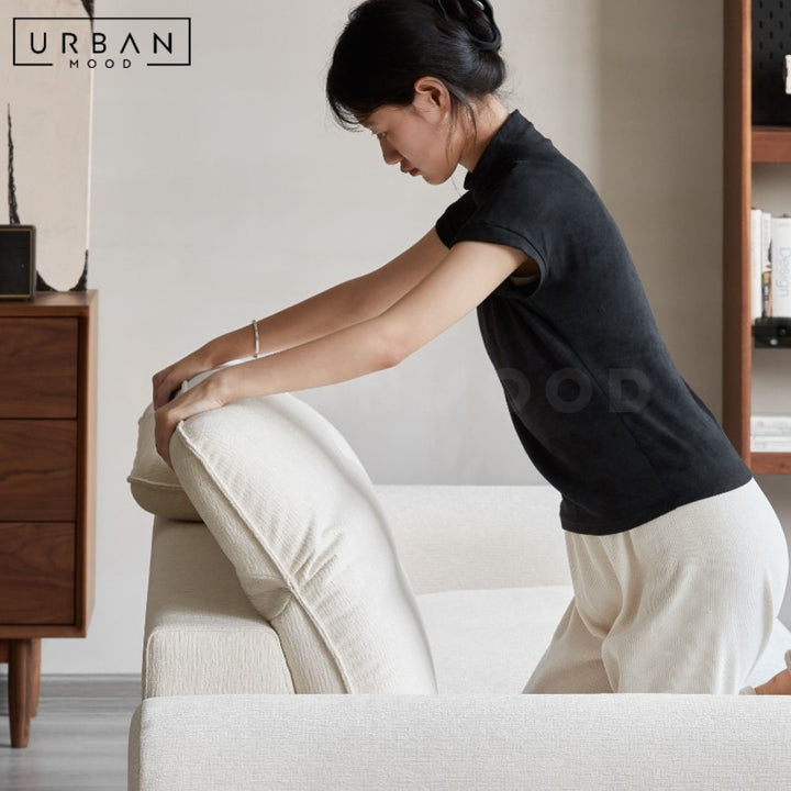 REIKA Modern Adjustable Fabric Sofa