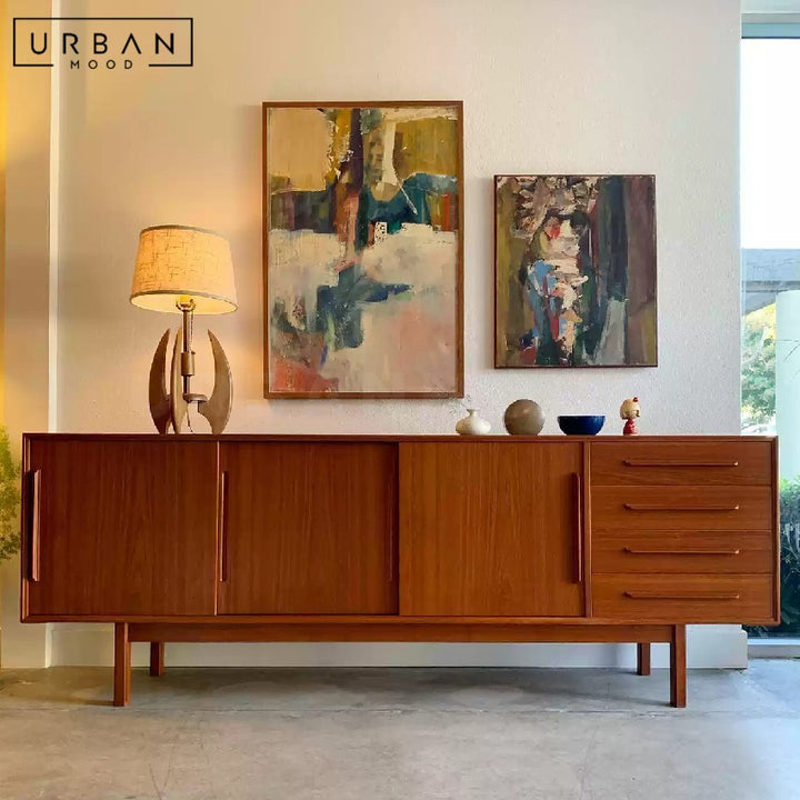 REIN Retro Solid Wood Sideboard