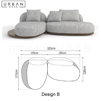 REI Japandi Fabric Sofa