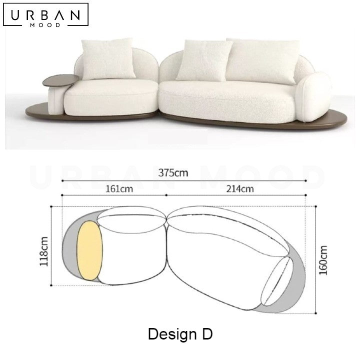 REI Japandi Fabric Sofa