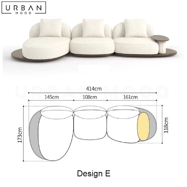 REI Japandi Fabric Sofa