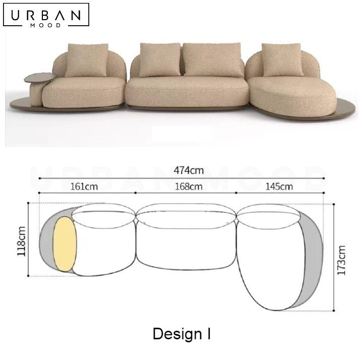 REI Japandi Fabric Sofa