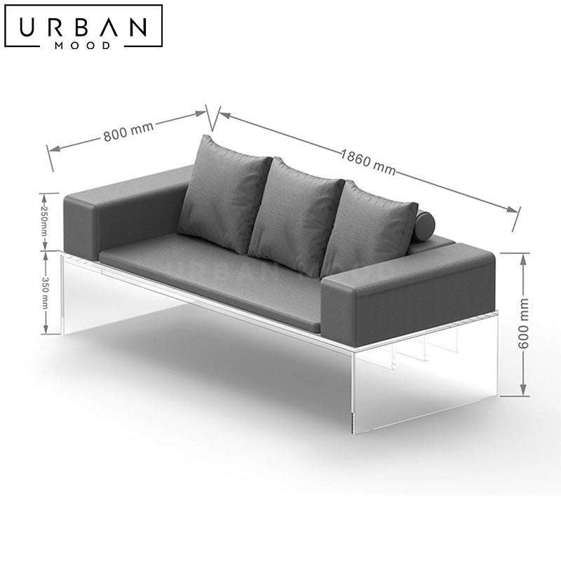 REKA Modern Leather Sofa