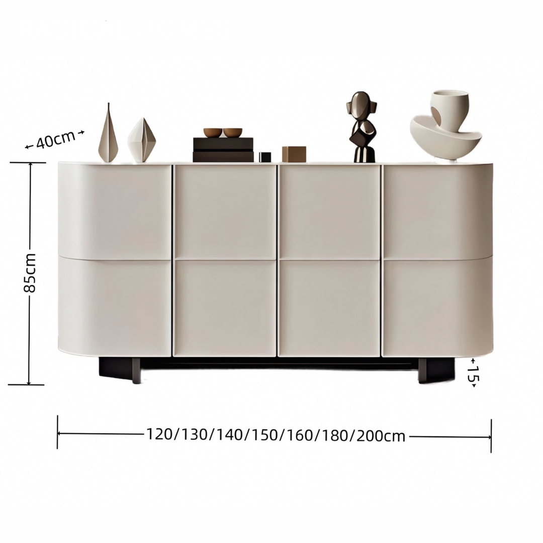 RELIEF Modern Curved Sideboard - Urban Mood Singapore