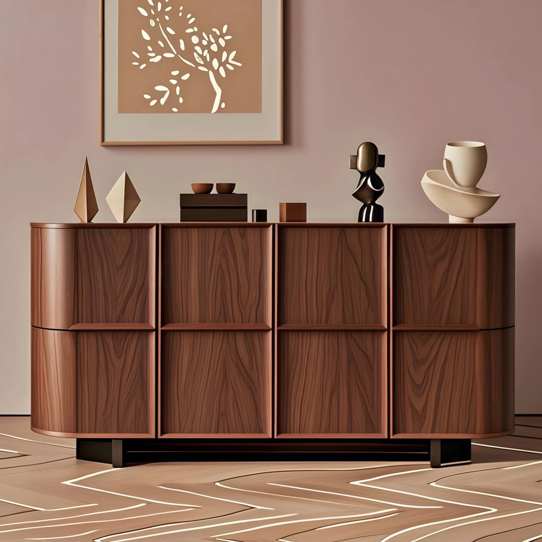 RELIEF Modern Curved Sideboard - Urban Mood Singapore