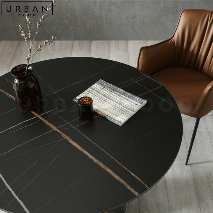 RENAUD Modern Sintered Stone Round Dining Table