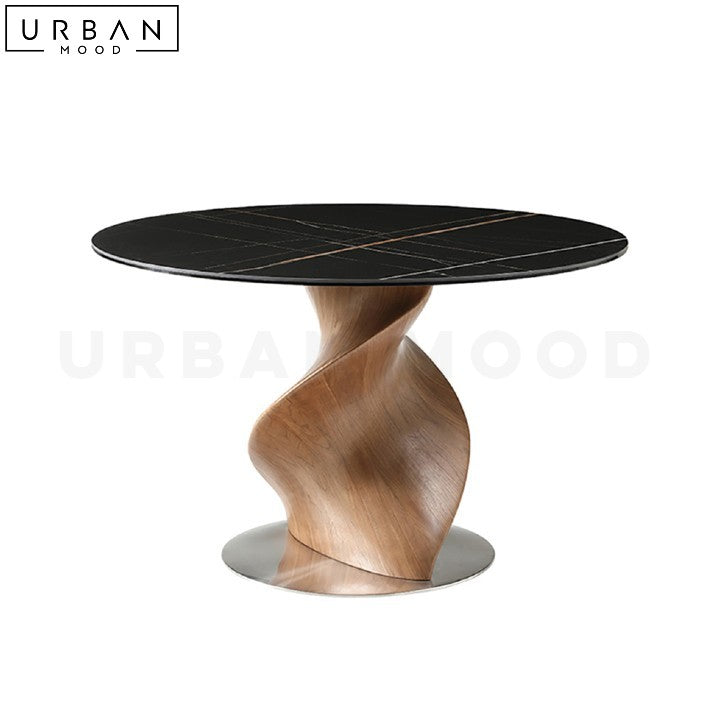 RENAUD Modern Sintered Stone Round Dining Table