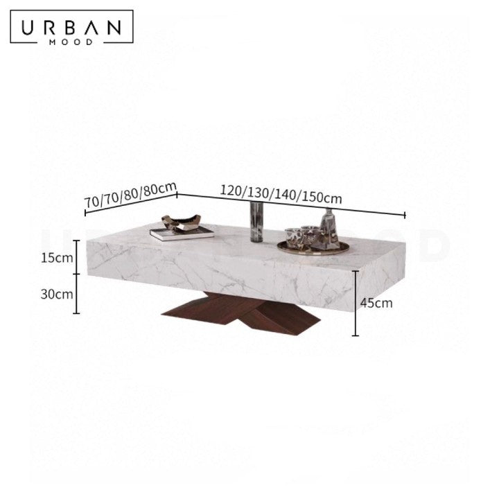CASSA Modern Sintered Stone Coffee Table