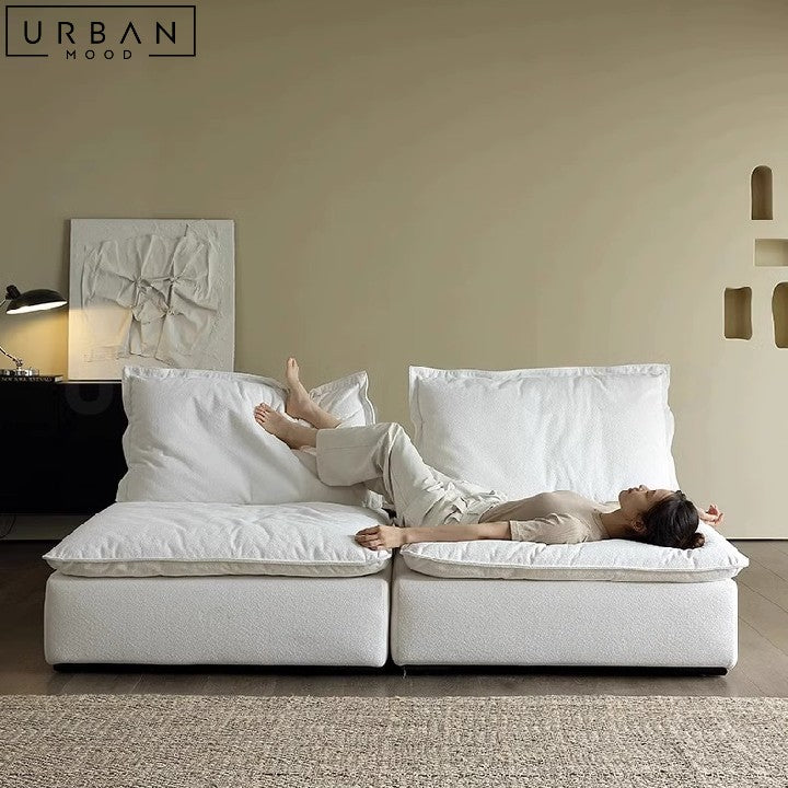 REYNOLD Modern Modular Boucle Sofa
