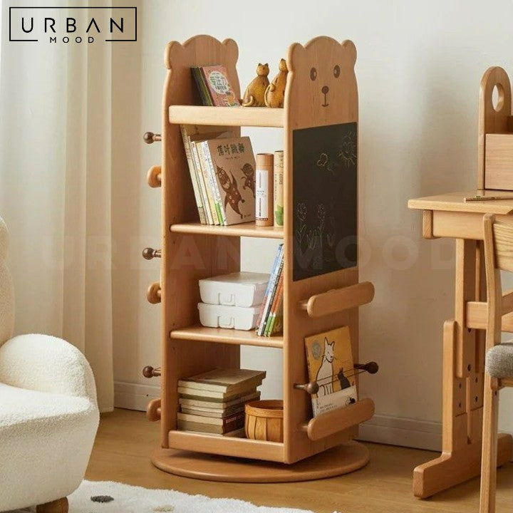 RHEE Revolving Solid Wood Shelf