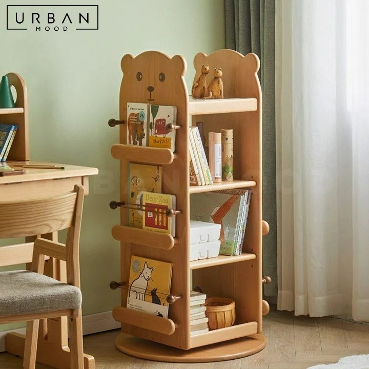 RHEE Revolving Solid Wood Shelf