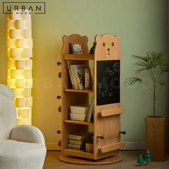 RHEE Revolving Solid Wood Shelf