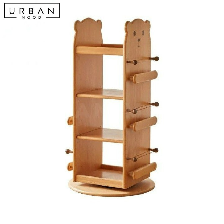 RHEE Revolving Solid Wood Shelf