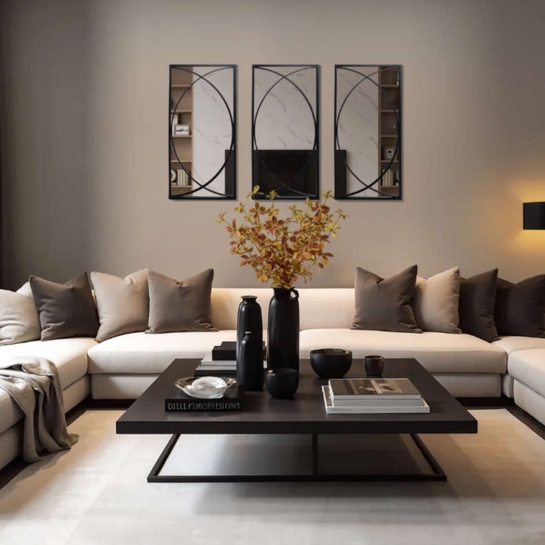 RHEVON Modern Wall Mirror Set - Urban Mood Singapore