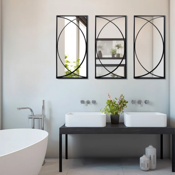RHEVON Modern Wall Mirror Set - Urban Mood Singapore