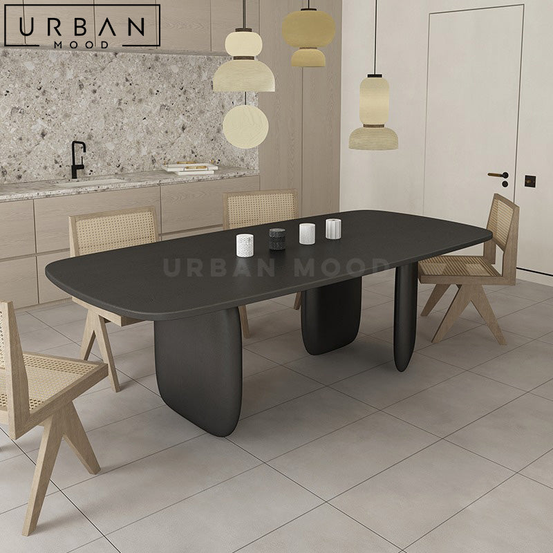 RIAN Modern Solid Wood Dining Table