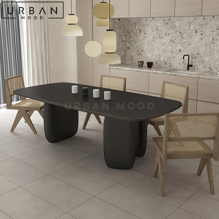 RIAN Modern Solid Wood Dining Table