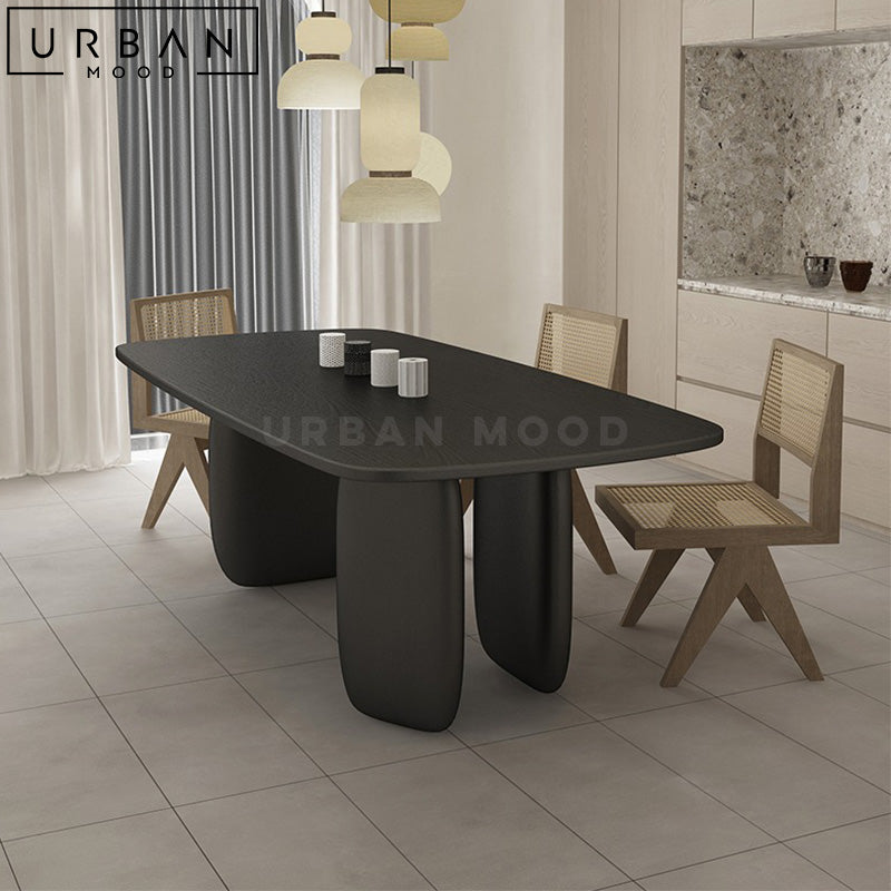 RIAN Modern Solid Wood Dining Table