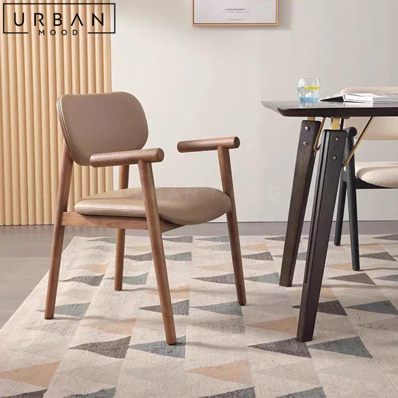 RICARD Modern Solid Wood Dining Chair