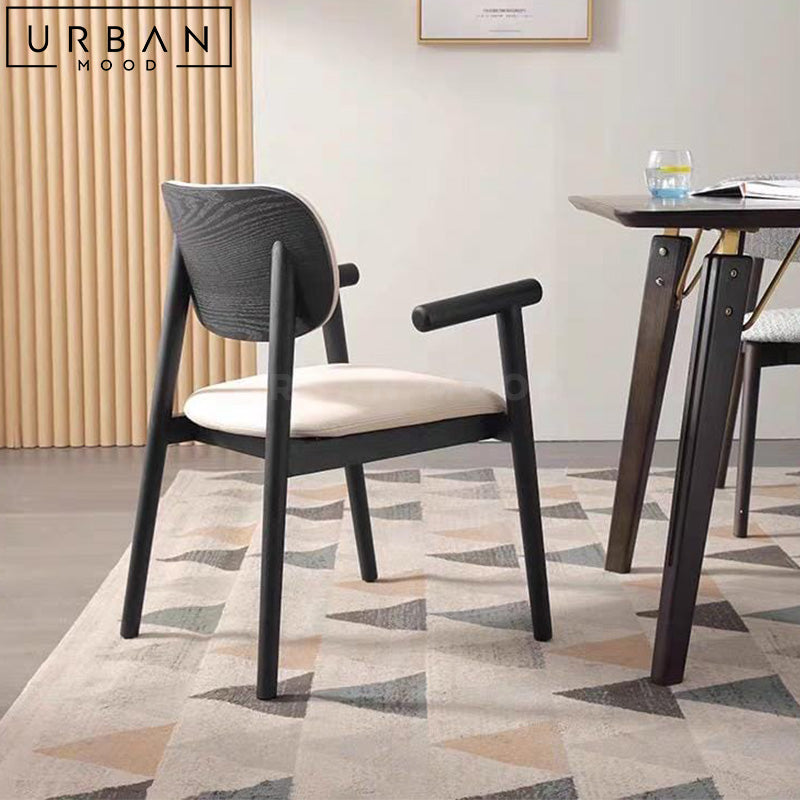 RICARD Modern Solid Wood Dining Chair