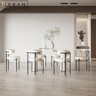 RIDAN Modern Leather Dining Chair