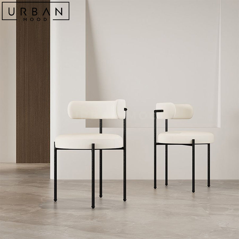 RIDAN Modern Leather Dining Chair