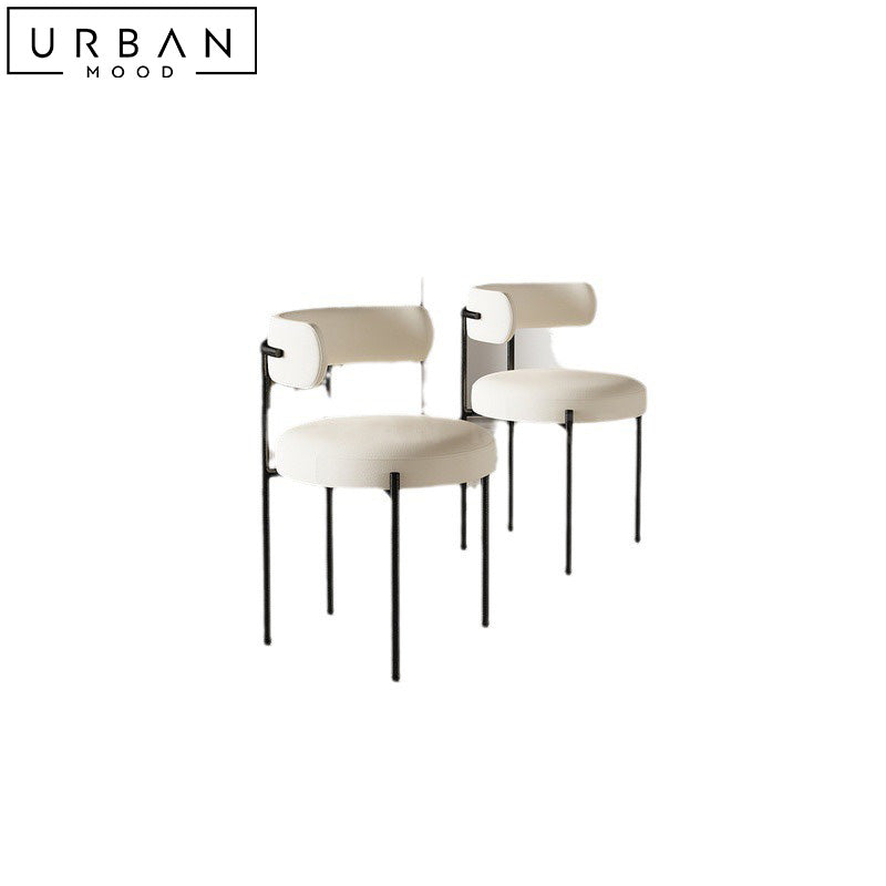 RIDAN Modern Leather Dining Chair