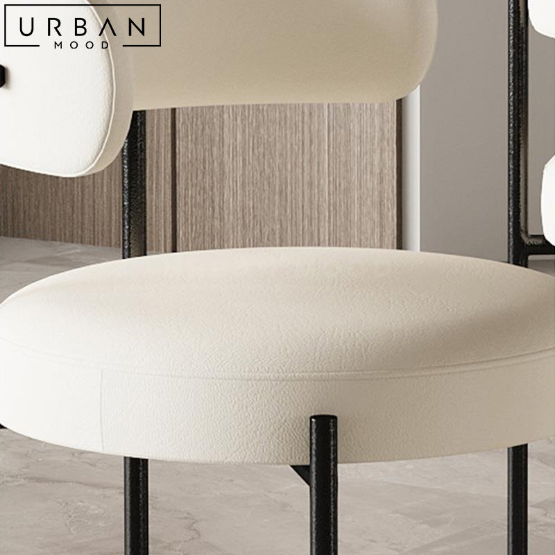 RIDAN Modern Leather Dining Chair