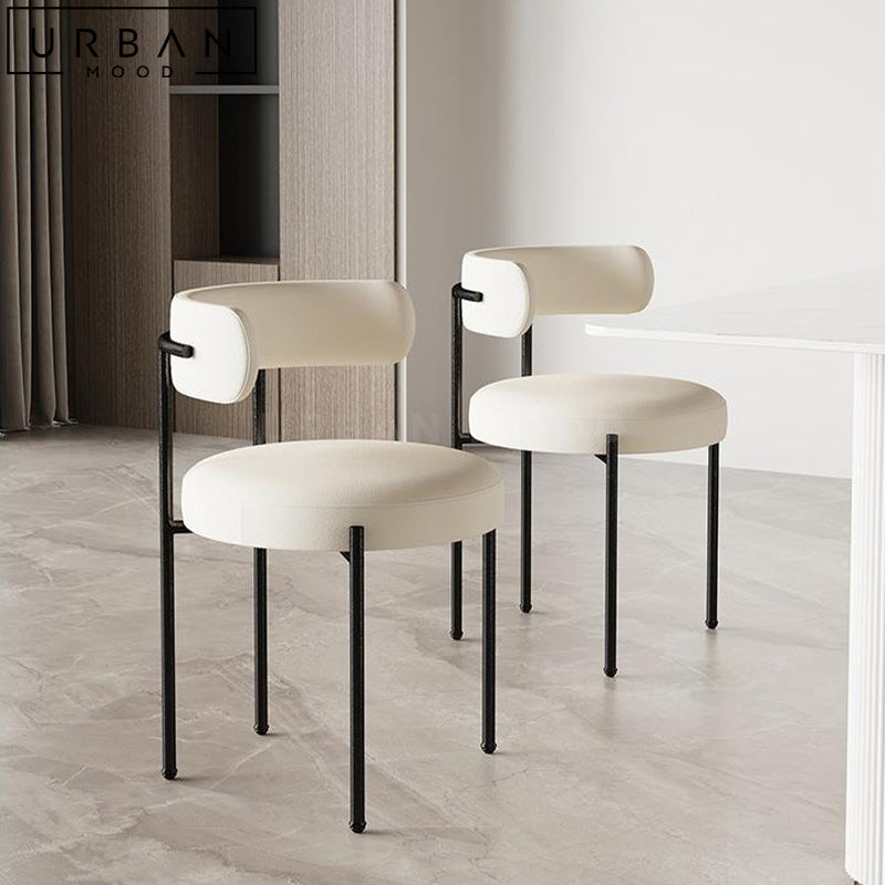 RIDAN Modern Leather Dining Chair