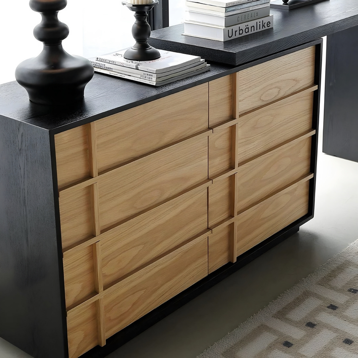 RIELA Modern Solid Wood Vanity Set - Urban Mood Singapore