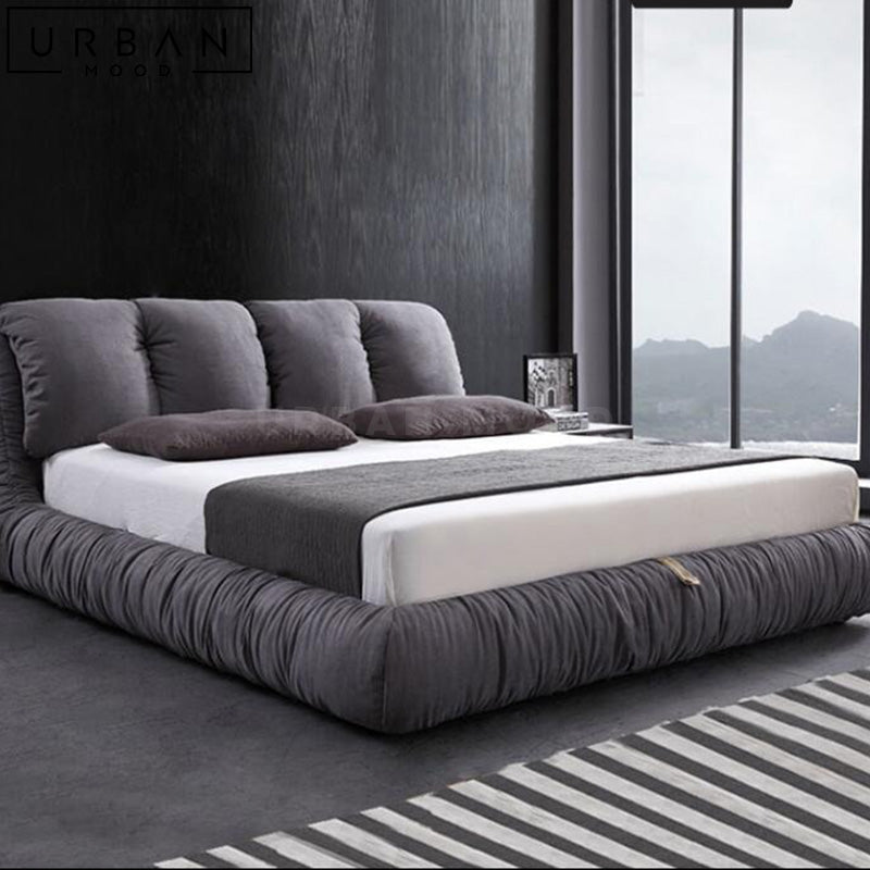 RIGAL Modern Leather Bedframe