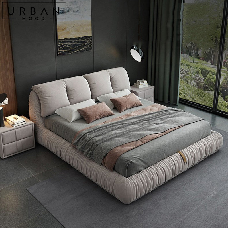 RIGAL Modern Leather Bedframe