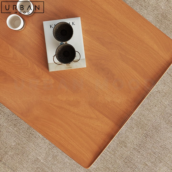 RILEYN Modern Solid Wood Coffee Table